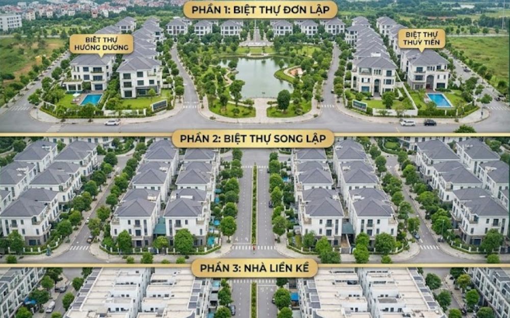 Read more about the article Biệt thự đơn lập, song lập, liền kề khác nhau thế nào?