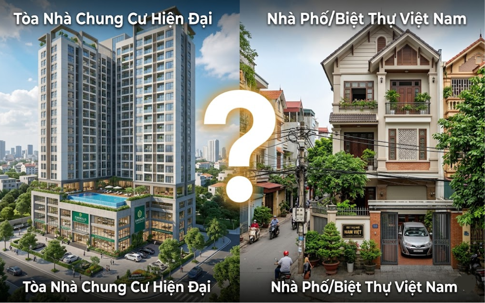 Read more about the article Nên mua bất động sản chung cư hay nhà đất?